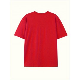 Print Tee Shirt, Tees for Men, Casual Short Sleeve T-shirt for Summer