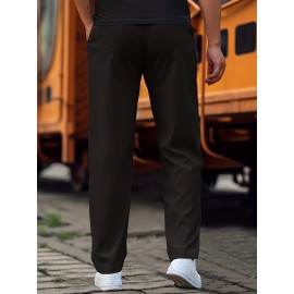 Genuine Casual Pants Classic Work Pants Men's Waist Men's Fashion Trendy Pants Casual Sweatpants Fit Polyester Joggers Paisley Beach Pants Fit Tapered Pockets Slim Pants Summer Loose Pants Twill Regular Pants Outdoor Pants