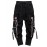Men's Cargo Joggers, Loose Fit Tapered Leg Trousers With Straps And Ribbed Cuffs, Sports Drawstring Pants For Streetwear